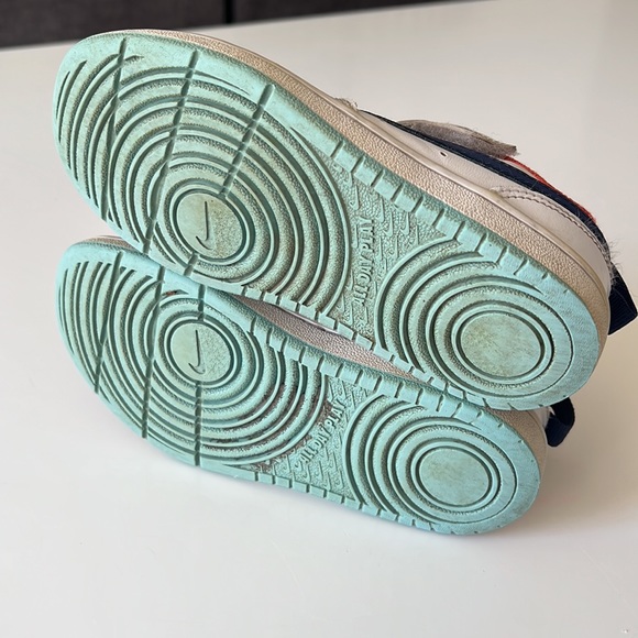 NIKE COURT BOROUGH LOW 2 PS 'WHITE DARK PURPLE DUST' - Picture 9 of 10